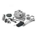 Kickstart kit, 4-speed. Polished